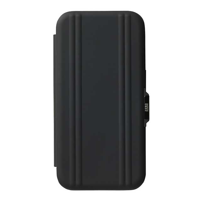 【iPhone15 Pro ケース】ZERO HALLIBURTON Hybrid Shockproof Flip Case for iPhone15Pro(Black)