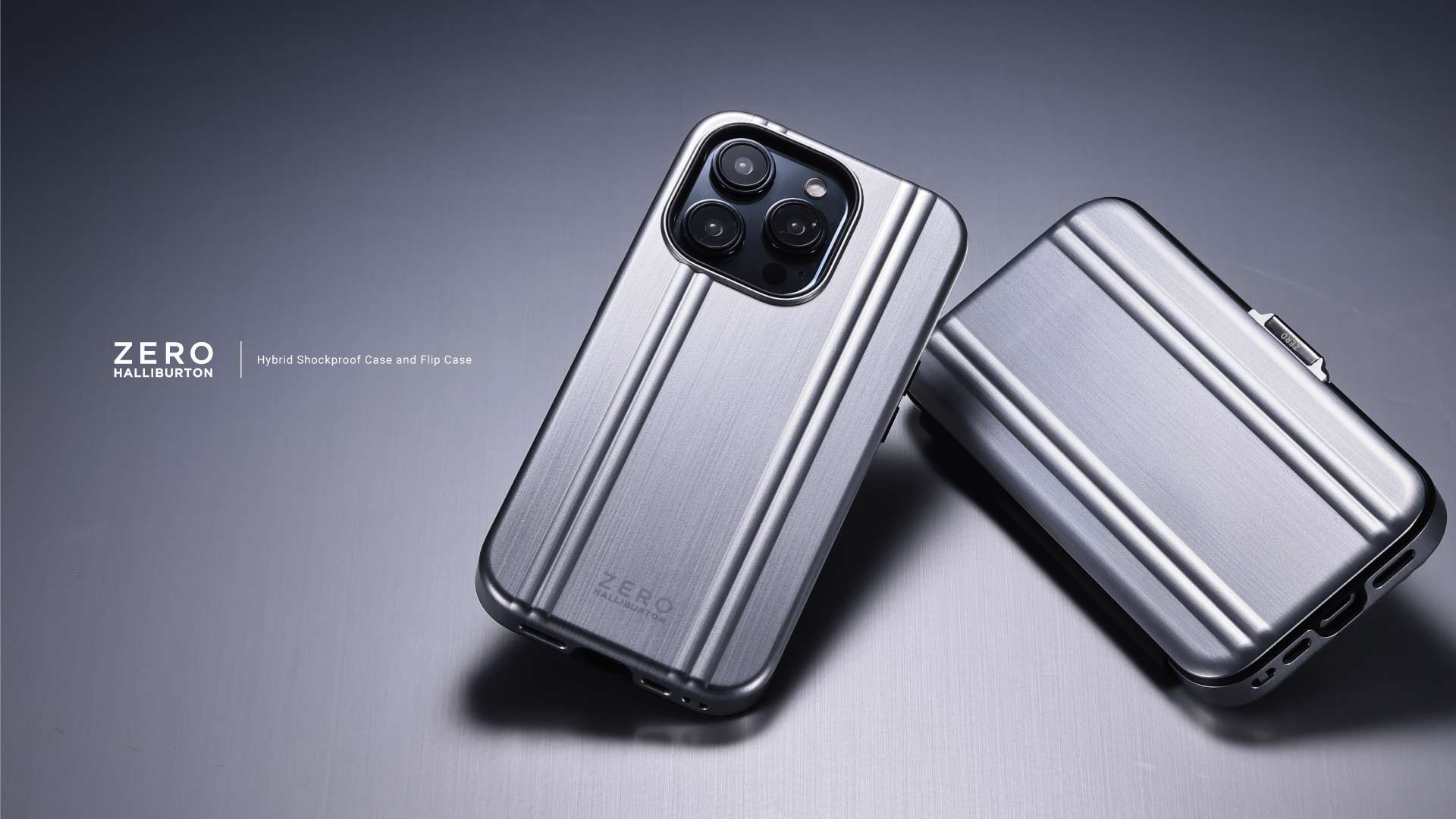 【iPhone15 / 15 Pro ケース】ZERO HALLIBURTON Hybrid Shockproof case ゼロハリバートン