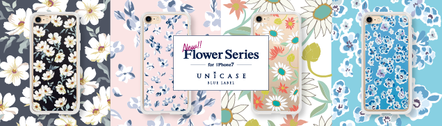 UNiCASEオリジナルデザイン BLUE LABEL(ブルー レーベル)Flower Series (フラワーシリーズ) for iPhone7 Image