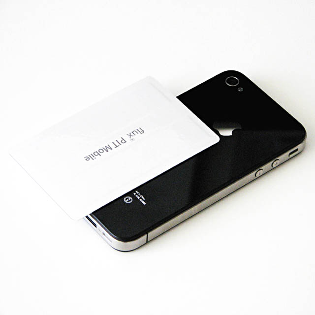 PIT-Mobile 干渉エラー防止シール ICカード収納型 iPhone ケース対応 「ピット・モバイル」/ホワイト サブ画像