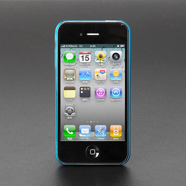 【iPhone4S/4】CAZE Zero 5(0.5mm)UltraThin Matte for iPhone 4 - Blueサブ画像