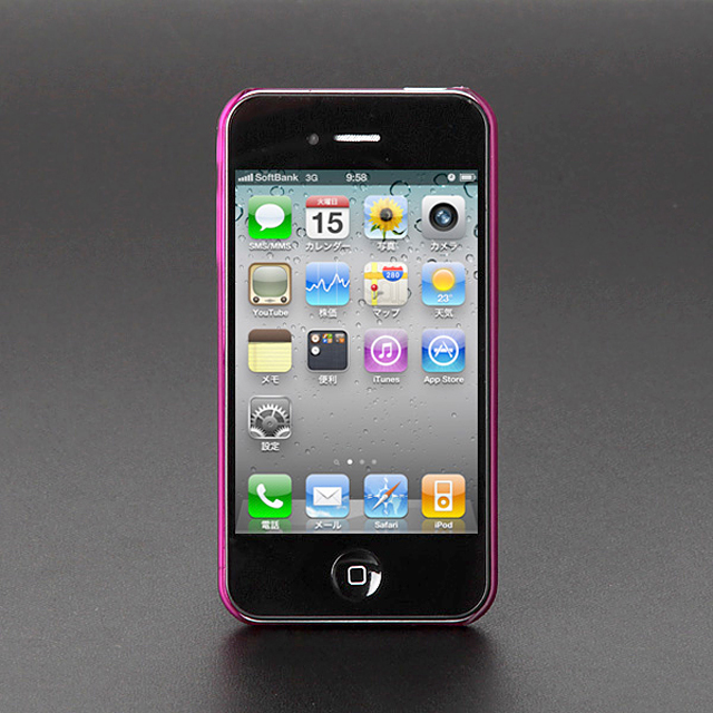 【iPhone4S/4】CAZE Zero 5(0.5mm)UltraThin Matte for iPhone 4 - Pinkサブ画像
