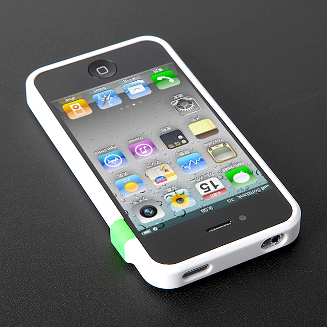 【iPhone4S/4】CAZE ThinEdge frame case for iPhone 4 Bumper - Whiteサブ画像