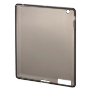 【iPad(第3世代/第4世代) iPad2 ケース】セミハードケース(ブラック)
