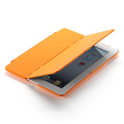 【iPad2 ケース】ハードケース スタンドタイプ オレンジ