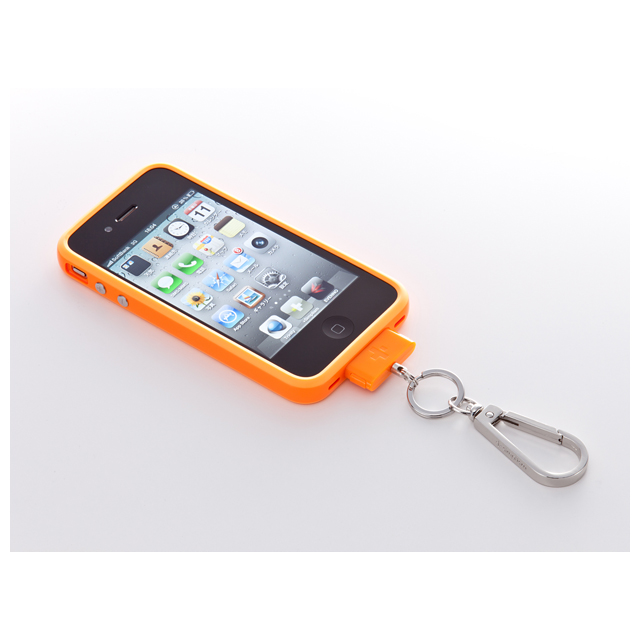 Dockコネクター用カラビナフック ネオ [DockStrap Neo for iPhone] Orangeサブ画像