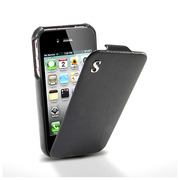 【iPhone4S/4 ケース】SGP Leather Case illuzion for iPhone4 Legend Black