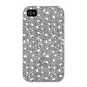 【iPhone4 ケース】Keith Haring Collection Bezel Case for iPhone4 People White