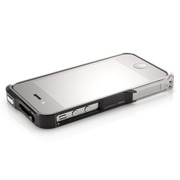 【iPhone4S/4】Vapor Pro Spectra Black/Silver w/Clear