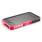 【iPhone4S/4】Vapor Pro Spectra Pink/Black w/Black