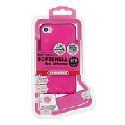 【iPhone4S/4 ケース】SOFTSHELL for iPhone4S/4 ピンク