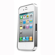 CAPDASE iPhone 4S / 4 Alumor Bumper Duo Frame, Silver / Silver