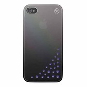 【iPhone4/4S ケース】Metallic Mirror Diffusion (Purple Velvet)