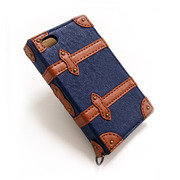 【iPhone4 ケース】Trolley Case for iPhone4/4S (Navy)