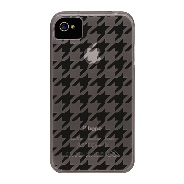 Case-Mate iPhone 4S / 4 Gelli Case ： Houndstooth - Grayサブ画像