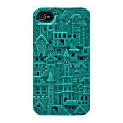 【iPhone4S/4 ケース】Avant-garde for iPhone 4S/4 Chateau Turquoise