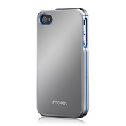 Armor Metal Hybrid Case for iPhone 4/4S Aluminium?Blue