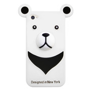 iburg iPhone 4S / 4 Full Protection Silicon Bear, White
