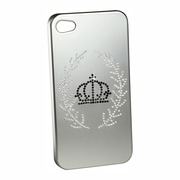 iPhone4/4S対応スワロフスキー使用ケース(セロット) Crown700847