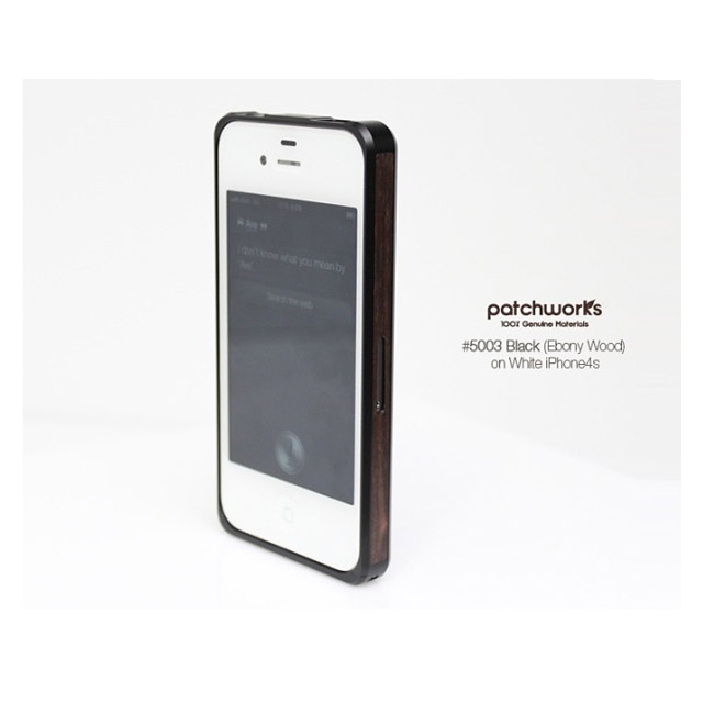 Alloy X Wood Bumper for iPhone 4/4S - Black×Ebonyサブ画像