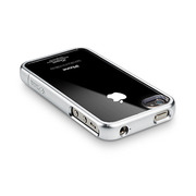 【iPhone4S/4 ケース】SGP Case Linear Crystal Series [Satin Silver]
