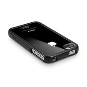【iPhone4S/4 ケース】SGP Case Linear Crystal Series [Smooth Black]