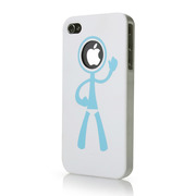 【iPhone4S/4 ケース】icover DESIGN  ホワイト AS-IP4HM-W