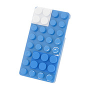BlockCaseHard for iPhone4/4S(Blue)