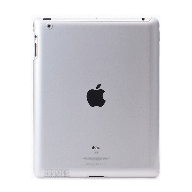 【iPad(第3世代/第4世代) ケース】iPad用クリスタルカバーセット(クリア)サブ画像
