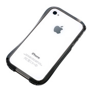 【iPhone4S/4 ケース】CLEAVE iPhone Crystal Bumper DARK SIDE BLACK