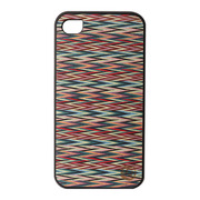 【iPhone4S/4 ケース】Real wood case Caleido Sylvia’s Check