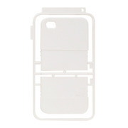 【iPhone4S/4 ケース】プラモデル型ケース Bパーツ ホワイト