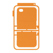 【iPhone4S/4 ケース】プラモデル型ケース Bパーツ オレンジ