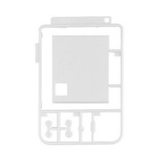 【iPhone4S/4 ケース】プラモデル型ケース Cパーツ ホワイト