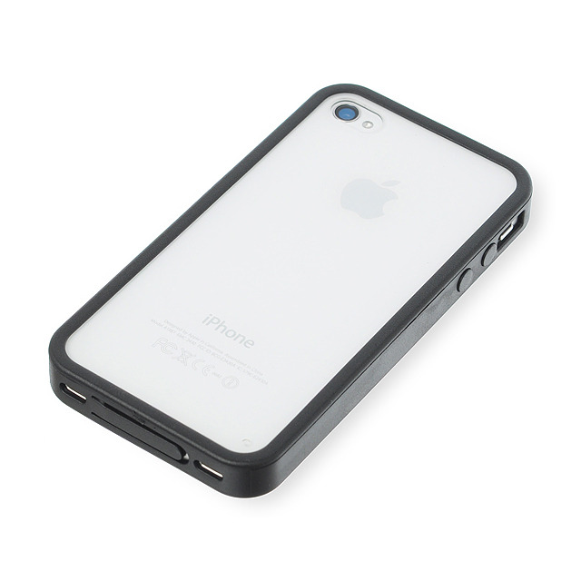 【iPhone4S/4 ケース】Zero 5 Pro Clear for iPhone 4/4S - Black