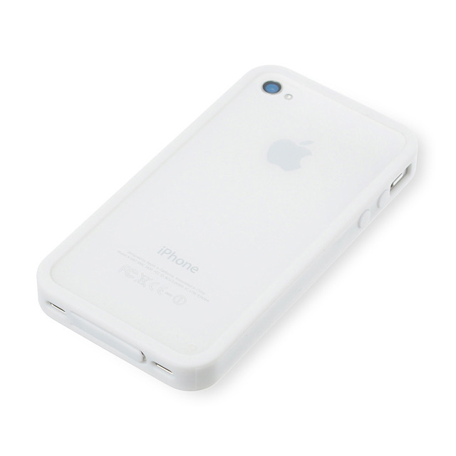 【iPhone4S/4 ケース】Zero 5 Pro Clear for iPhone 4/4S - White