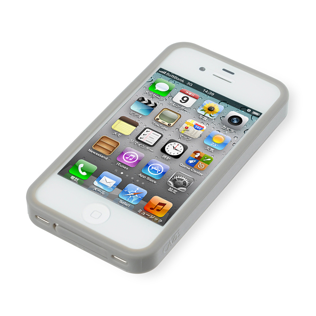 【iPhone4S/4 ケース】Zero 5 Pro Color for iPhone 4/4S - Grey×Whiteサブ画像