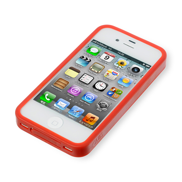 【iPhone4S/4 ケース】Zero 5 Pro Color for iPhone 4/4S - Redサブ画像