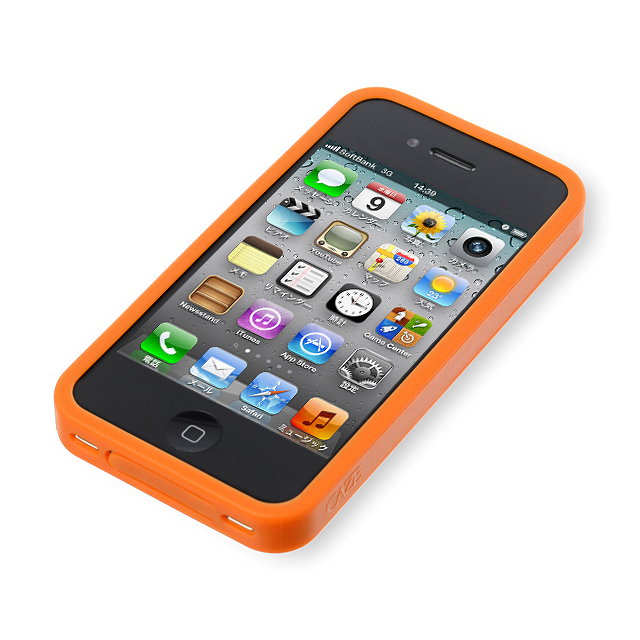 【iPhone4S/4 ケース】Zero 5 Pro Color for iPhone 4/4S - Orangeサブ画像