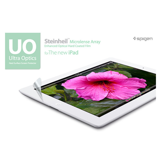 【iPad(第3世代/第4世代) iPad2】SPIGEN SGP Steinheil UO Ultra Optics Premium LCD Protection Film The new iPad