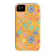 【iPhone ケース】Case-Mate iPhone 4S / 4 Hybrid Tough Case, ”I Make My Case” Jessica Swift - Anemone/Liner (158c)