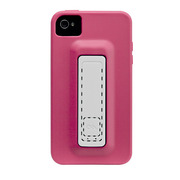 【iPhone ケース】iPhone 4S / 4 Snap Case, Lipstick Pink/White