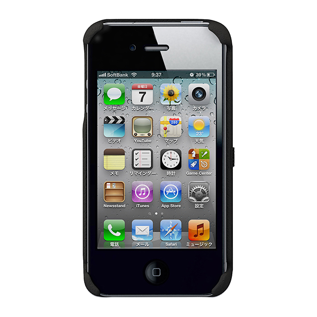 【iPhone4S/4 ケース】Freshfiber Cassette Graphite Blackサブ画像