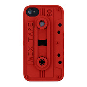 【iPhone4S/4 ケース】Freshfiber Cassette Graphite Red