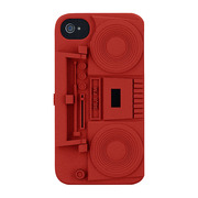 【iPhone4S/4 ケース】Freshfiber Boombox Red
