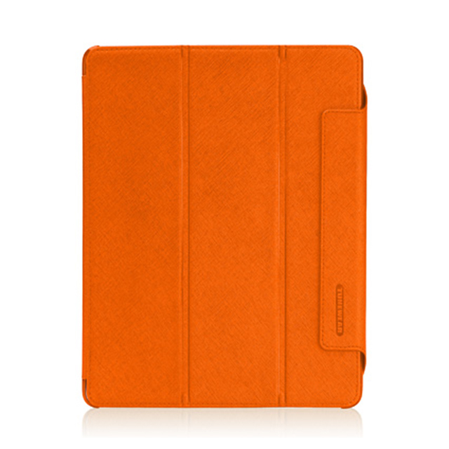 【iPad(第3世代/第4世代) iPad2 ケース】LeatherLook with Front cover for iPad (第3世代)/iPad 2 オレンジサブ画像