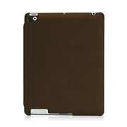 【iPad(第3世代/第4世代) iPad2 ケース】LeatherLook with Front cover for iPad (第3世代)/iPad 2 コッパーブラウン