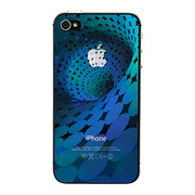 【iPhone4S/4 フィルム】SKY BRIGHT BLUE protector film for iPhone4S/4(spiral holographic)