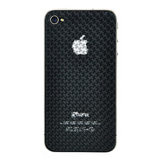 【iPhone4S/4 フィルム】3D screen protector for iPhone4S/4(carbon fiber3D)