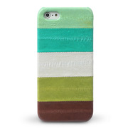 【iPhoneSE(第1世代)/5s/5 ケース】Prestige Eel Leather Bar (Multi Green)